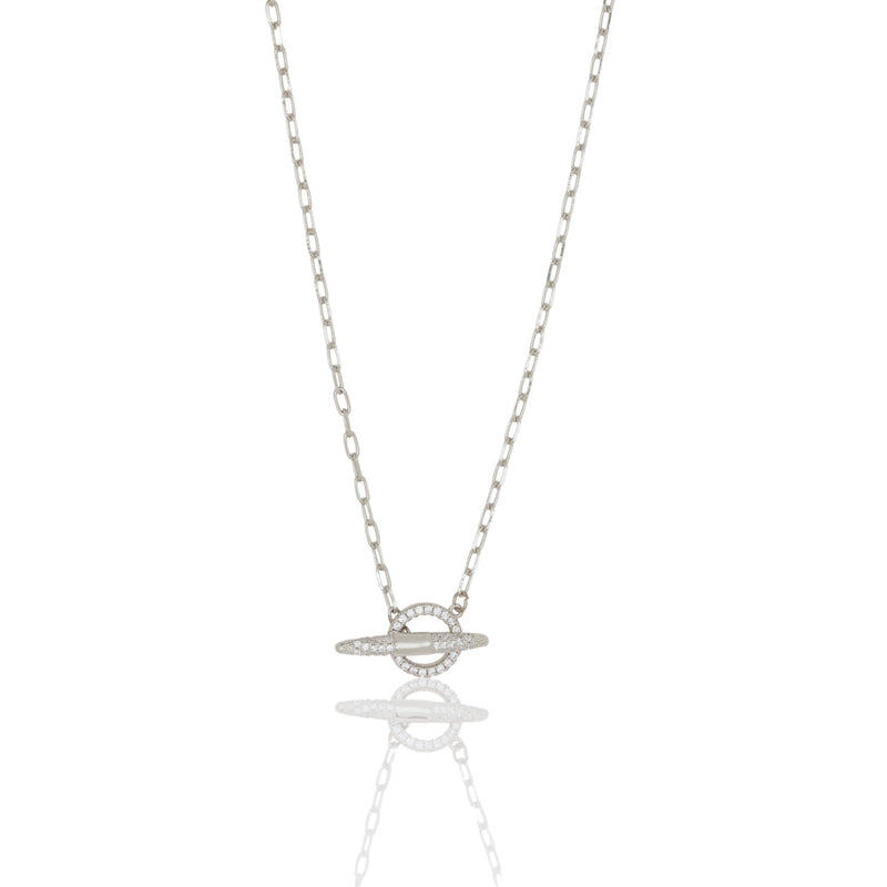 Essential CZ Toggle Necklace