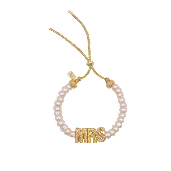 Eye Candy Custom ID Bracelet - Pearl