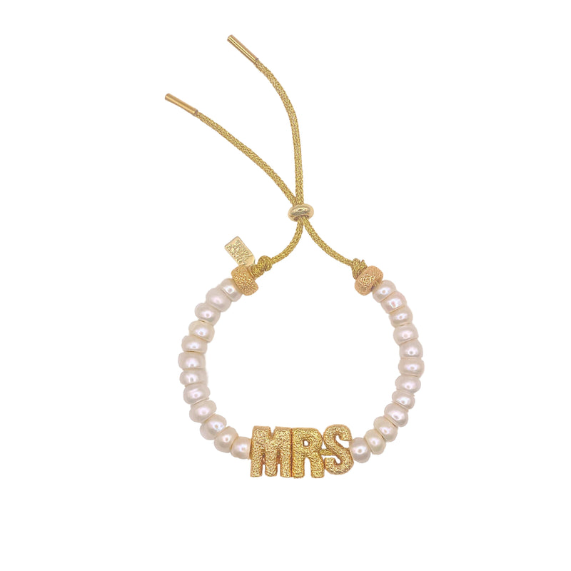 Eye Candy Custom ID Bracelet - Pearl