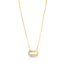 Floating Link Embossed Neckace