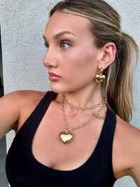 Bubble Heart Wrap Necklace