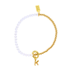 Charmed Baby Gemini Letter Bracelet