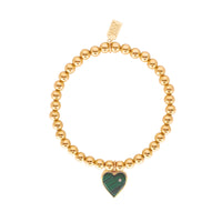 Heart Gem Bubble Bracelet