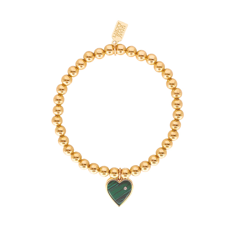 Heart Gem Bubble Bracelet