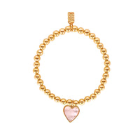 Heart Gem Bubble Bracelet