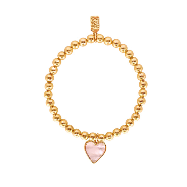 Heart Gem Bubble Bracelet