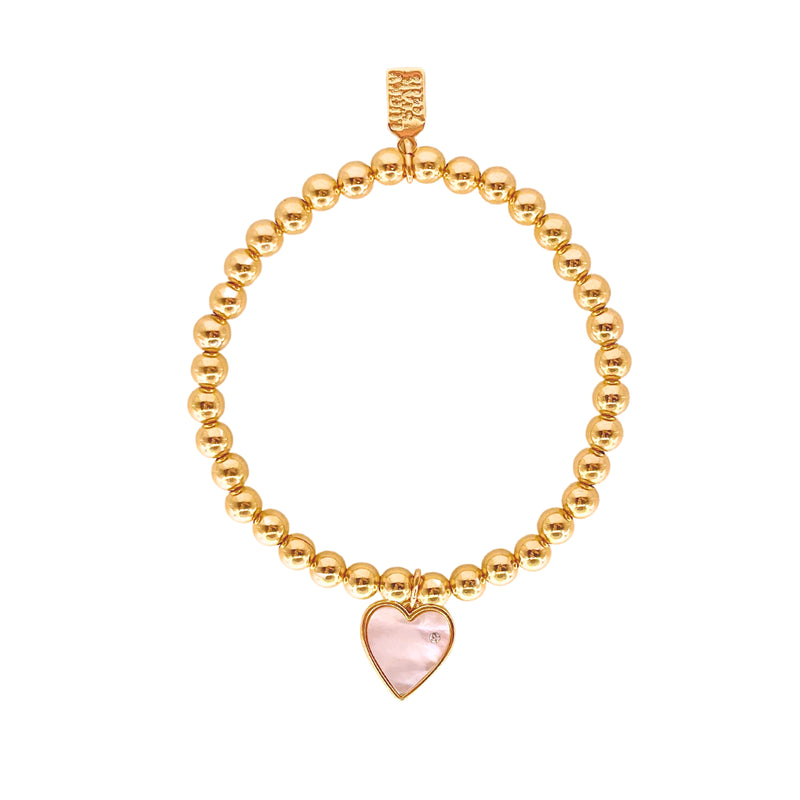 Heart Gem Bubble Bracelet