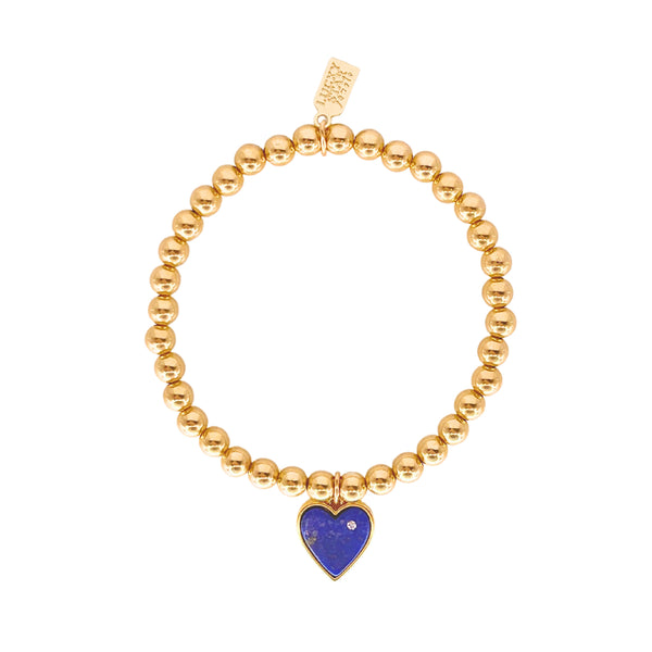 Heart Gem Bubble Bracelet