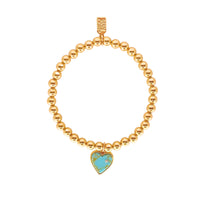 Heart Gem Bubble Bracelet
