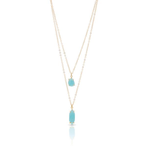 Gemstone Layered Necklace