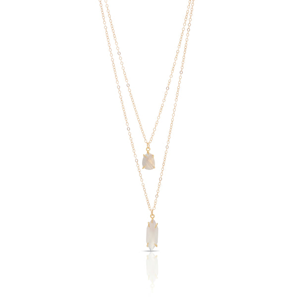 Gemstone Layered Necklace