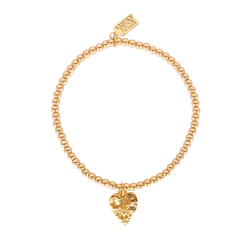 Shining Heart Bubble Bracelet