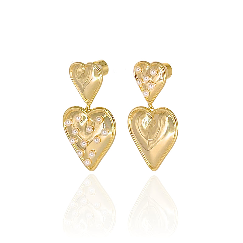 Puffy Heart Earring