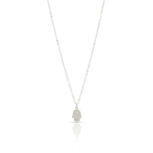 Hamsa Necklace - Silver
