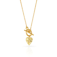 Shining Heart Toggle Necklace