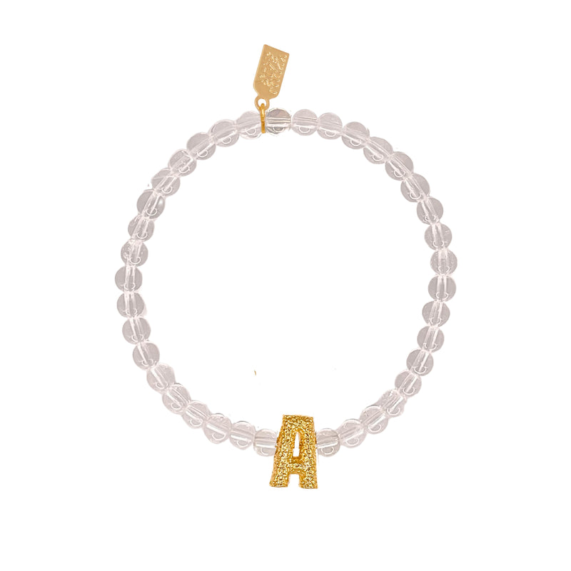 Candy Initial Glossy Bubble Bracelet