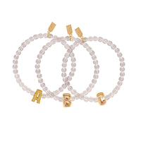 Candy Initial Glossy Bubble Bracelet