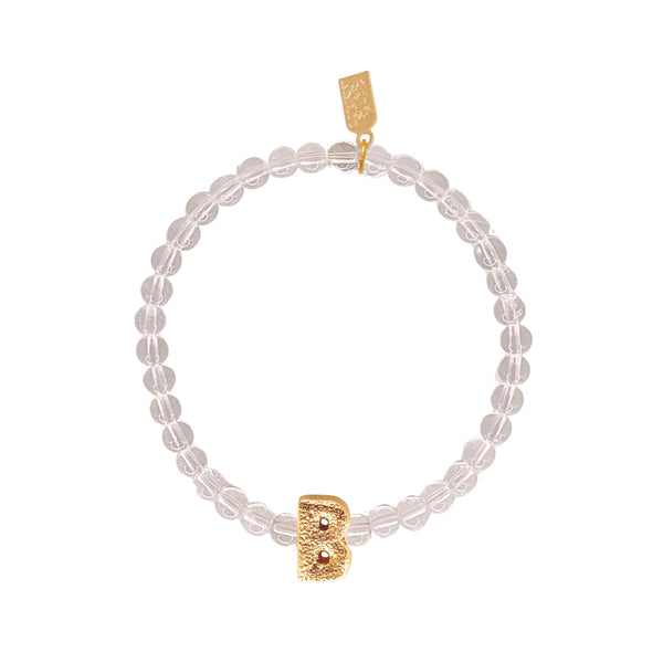 Candy Initial Glossy Bubble Bracelet