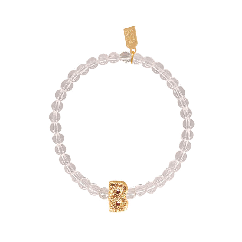 Candy Initial Glossy Bubble Bracelet