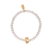 Candy Initial Glossy Bubble Bracelet