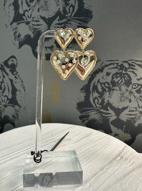 Puffy Heart Earring