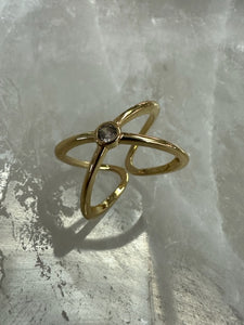 Solitaire X Ring