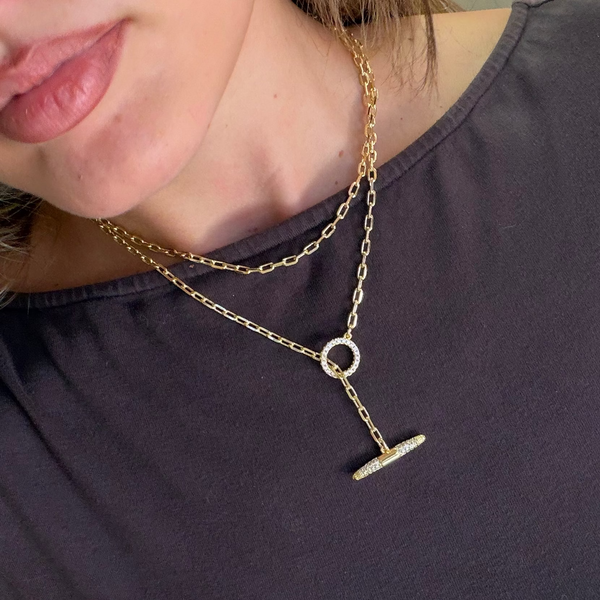 Essential CZ Toggle Wrap