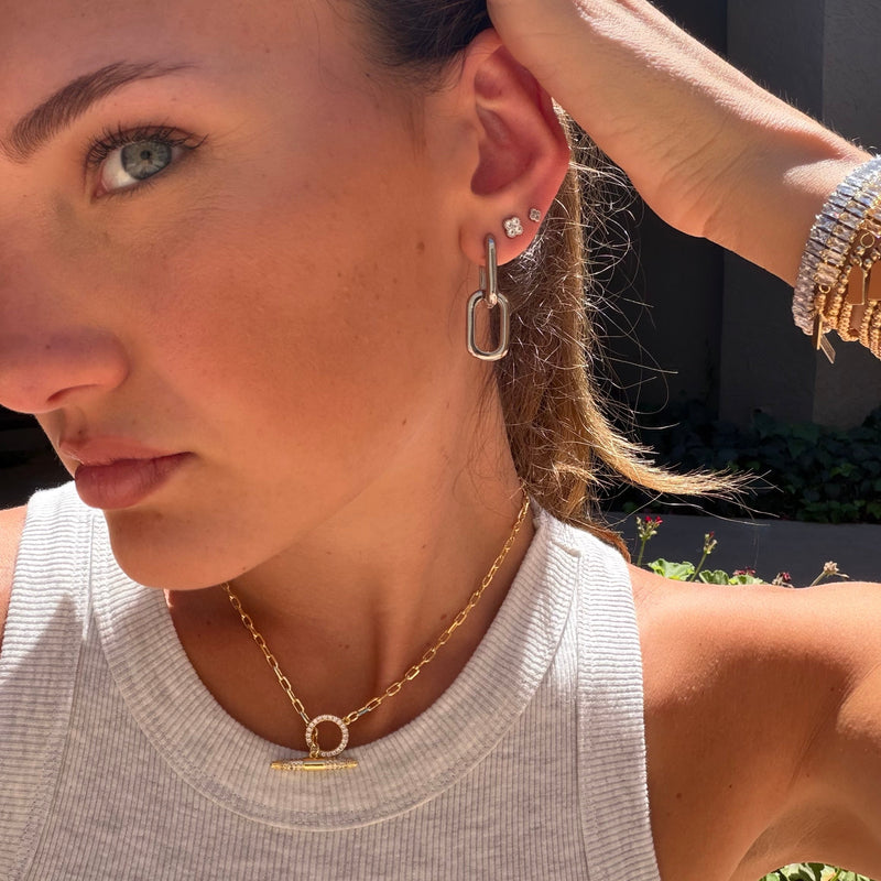 Double Link Earring