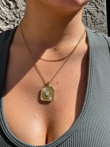 Opal Beam Layered Necklace