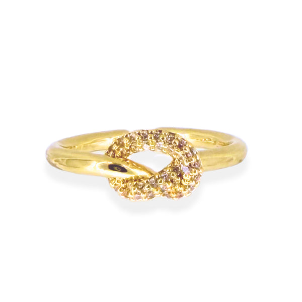 Pave Knot Ring