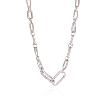 Double Link Pave Necklace
