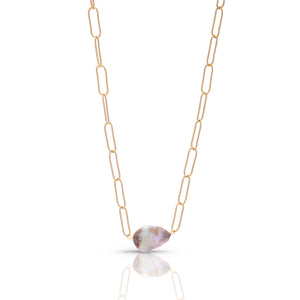 Luca Fire Pearl Necklace