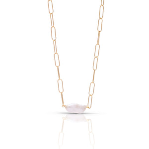 Luca Fire Pearl Necklace
