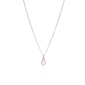 Opal Droplet Necklace