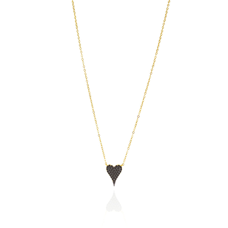 Pave Heart Necklace