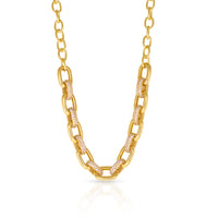 Pave Link Necklace