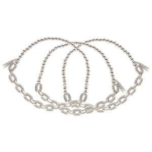 Pave Link Petite Bubble Bracelet