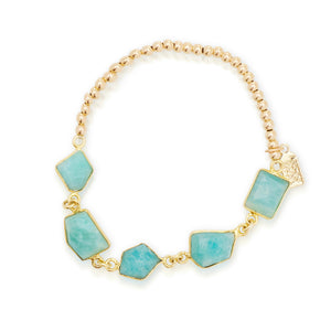 Prana Gemstone Bubble Bracelet - Amazonite