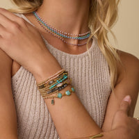Stardust Gemstone Bubble Bracelet Set