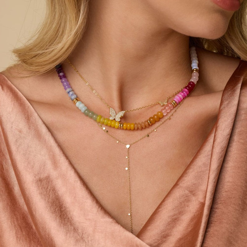 Jelly Gemstone Necklace