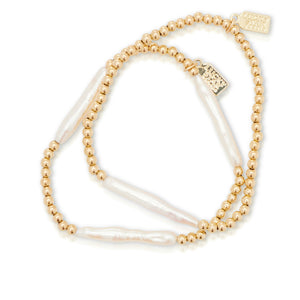 Skinny Dip Pearl Bracelet Set