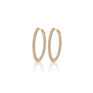 Soiree Hoop - Silver