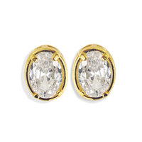 Solitaire Oval Stud