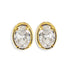Solitaire Oval Stud
