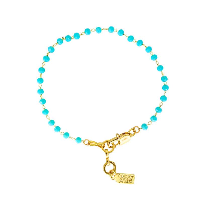 Sprinkle Gem Bracelet Turquoise