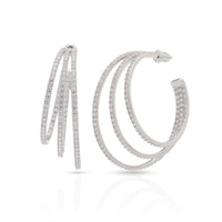 Trilogy Pave Hoops