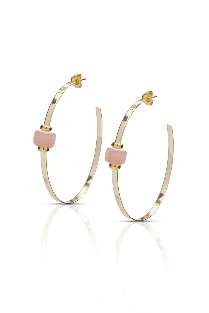 Caroline Gemstone Hoop