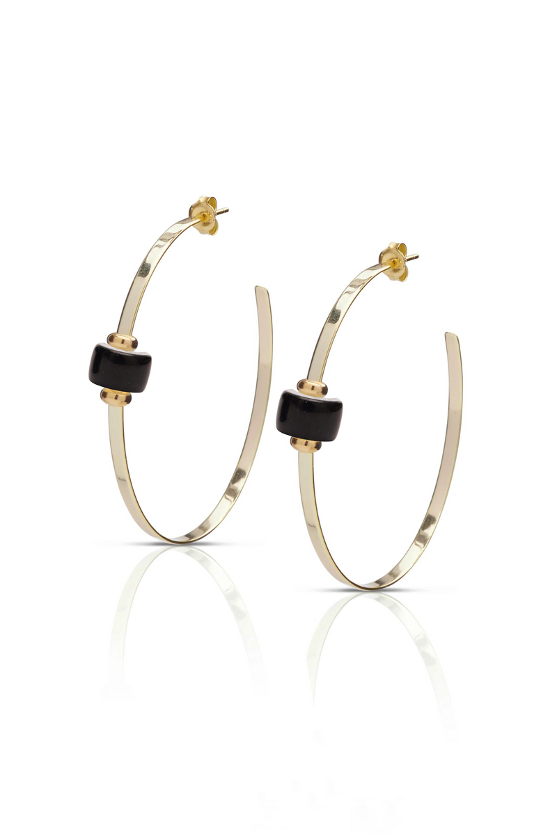 Caroline Gemstone Hoop