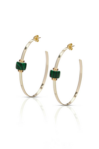 Caroline Gemstone Hoop