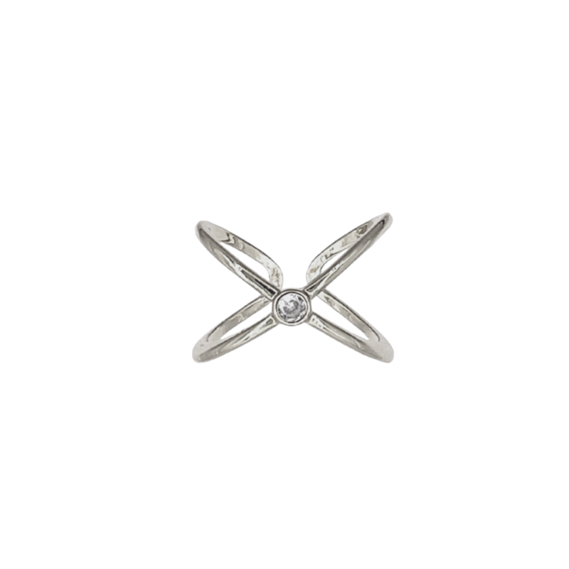 Solitaire X Ring